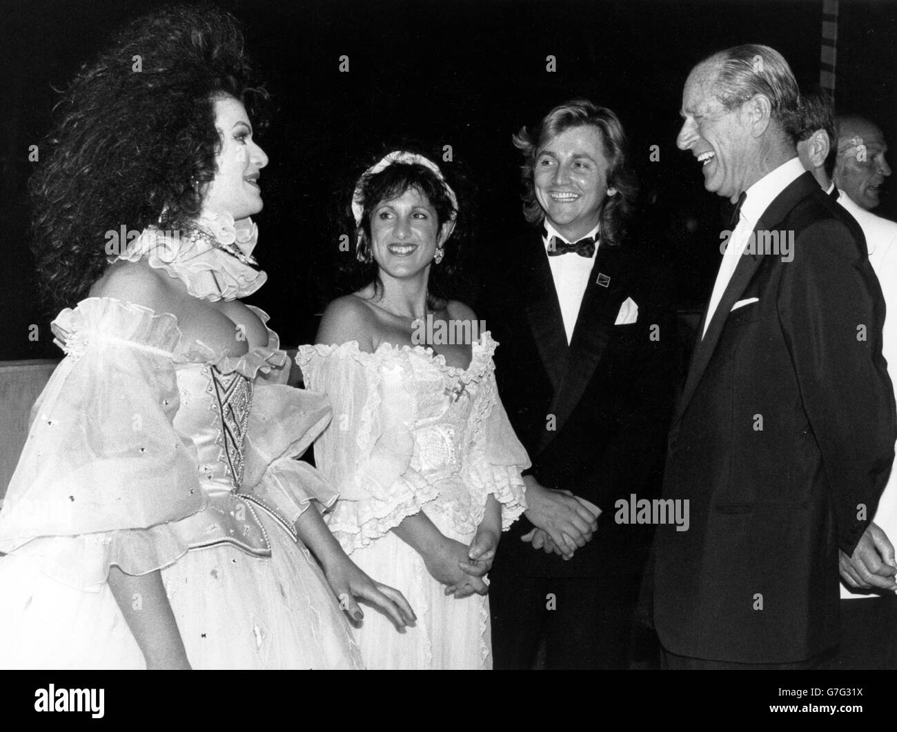 Royalty - Berkeley Square Ball - Herzog von Edinburgh - London Stockfoto