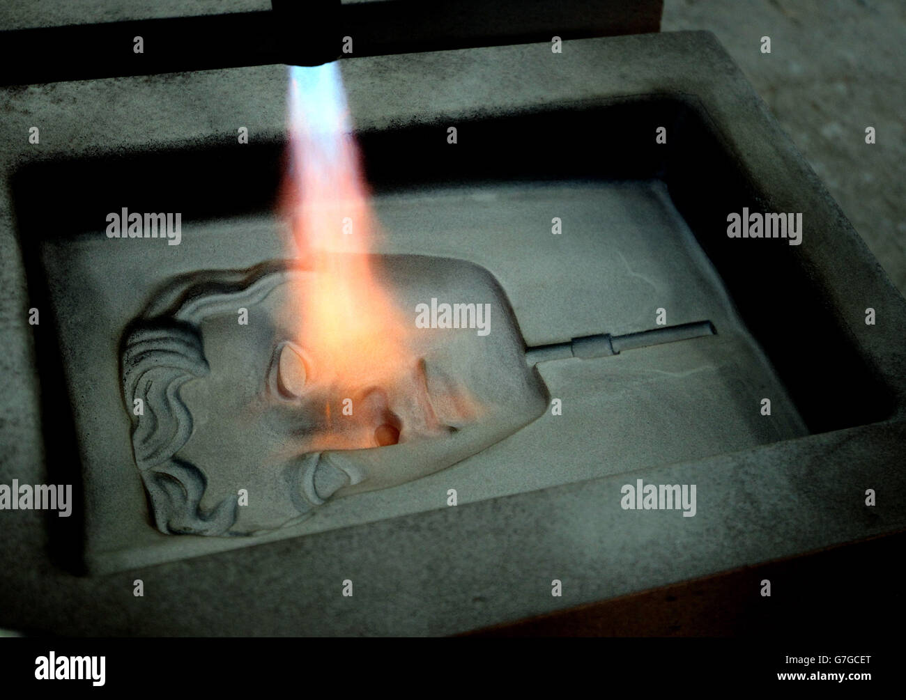 EE BAFTA Film Awards Vorbereitungen - London Stockfoto