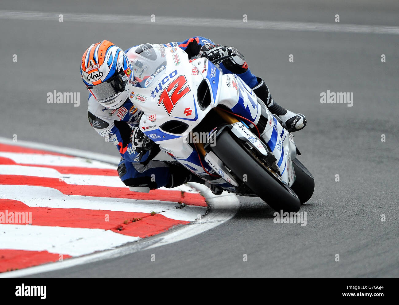 Motorsport - 2014 MCE Versicherung British Superbike Championship - Runde 5 - Marken Hatch. Josh Waters, Suzuki - Tyco Suzuki Stockfoto