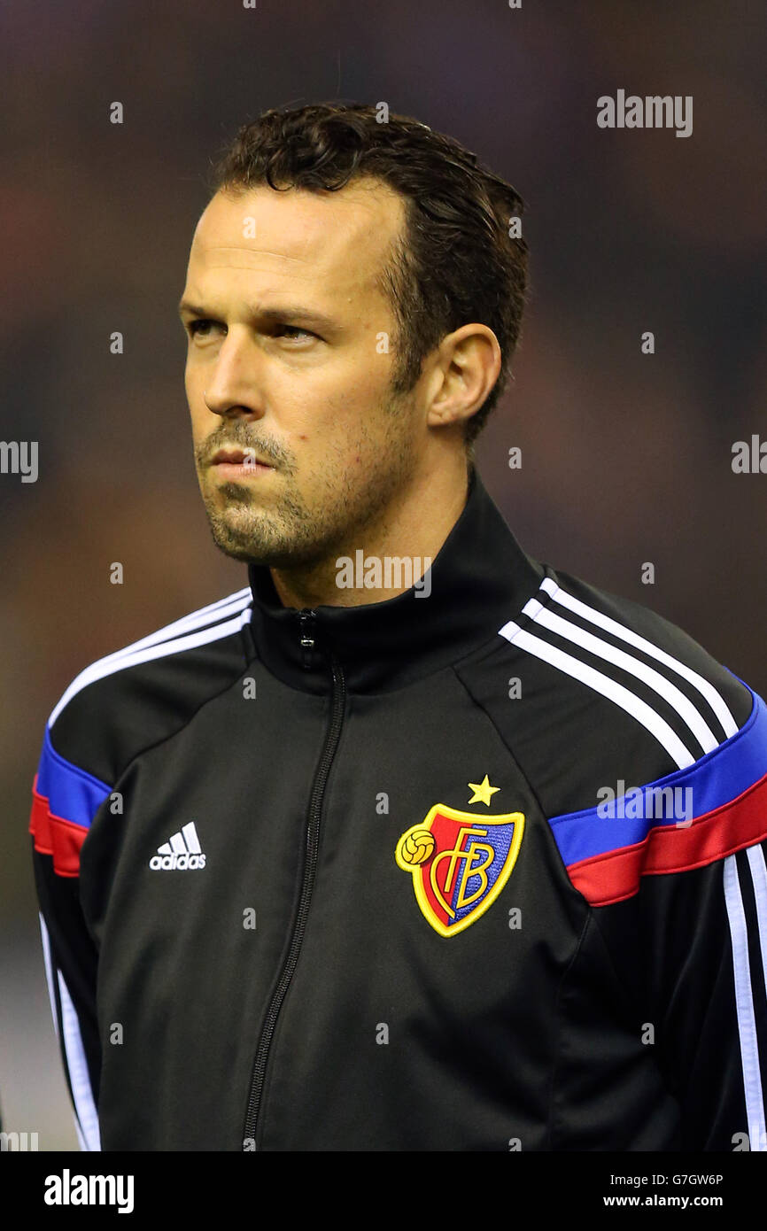 Fußball - UEFA Champions League - Gruppe B - Liverpool - Basel - Anfield. Marco Streller, FC Basel. Stockfoto