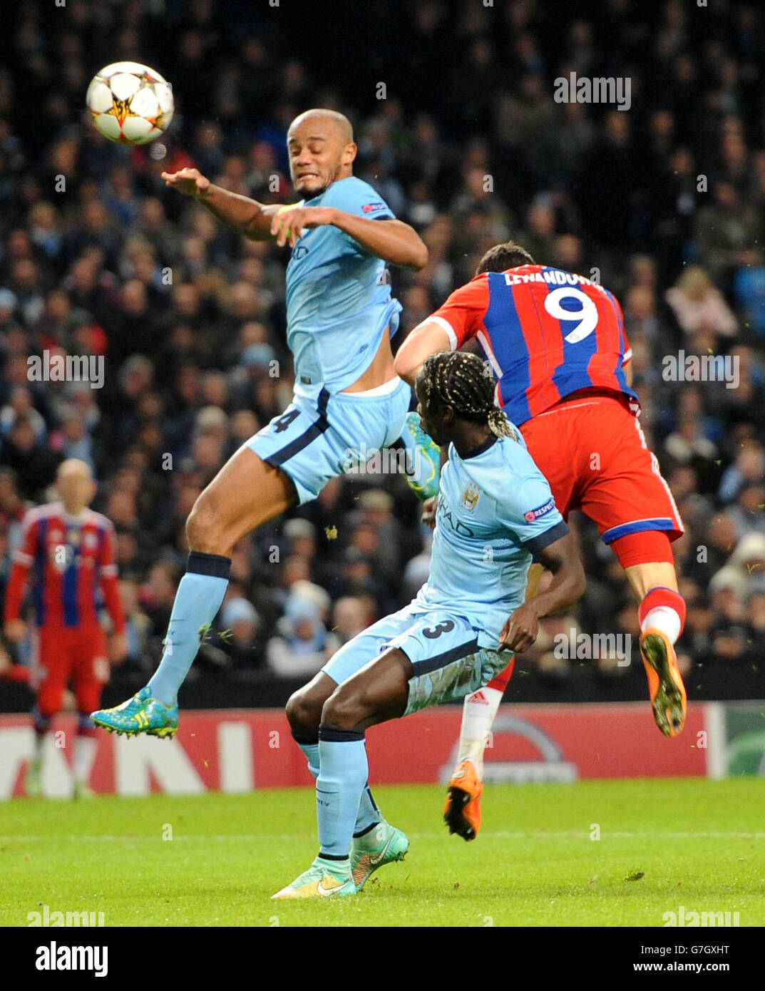 Fußball - UEFA Champions League - Gruppe E - Manchester City V Bayern München Stockfoto