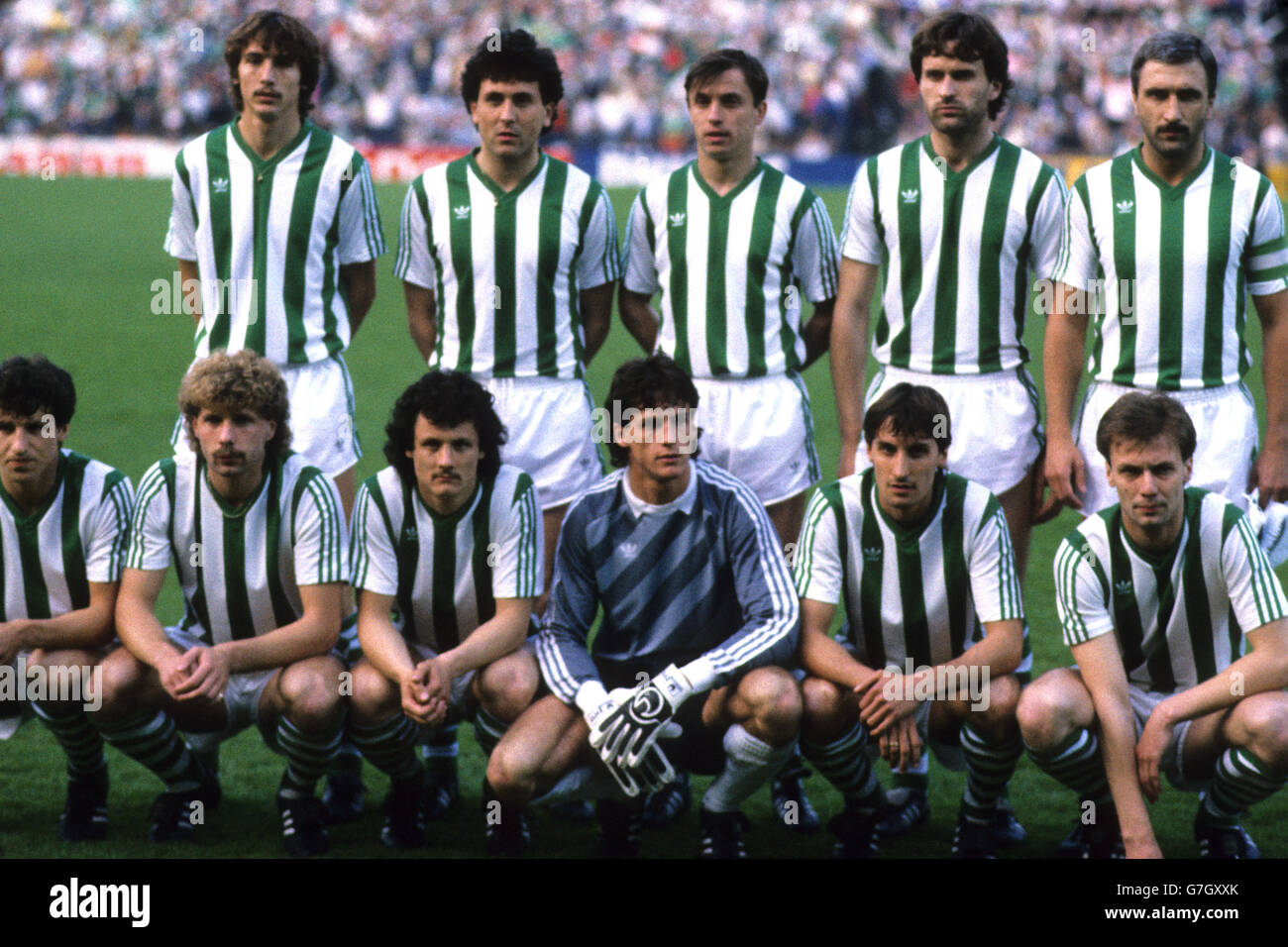 Fußball - European Cup Winners Cup - Finale - Everton V SK Rapid Wien - De Kuip in Rotterdam Stockfoto