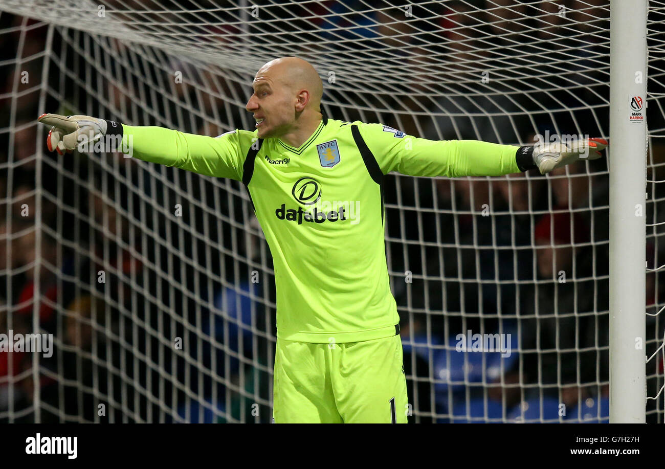 Fußball - Barclays Premier League - Crystal Palace V Aston Villa - Selhurst Park Stockfoto