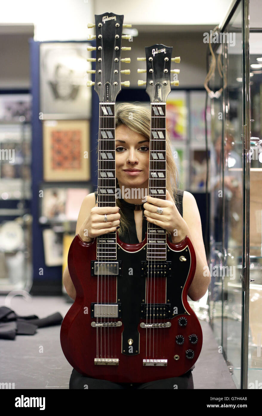 Bonhams Entertainment Memorabilia Verkauf photocall Stockfoto