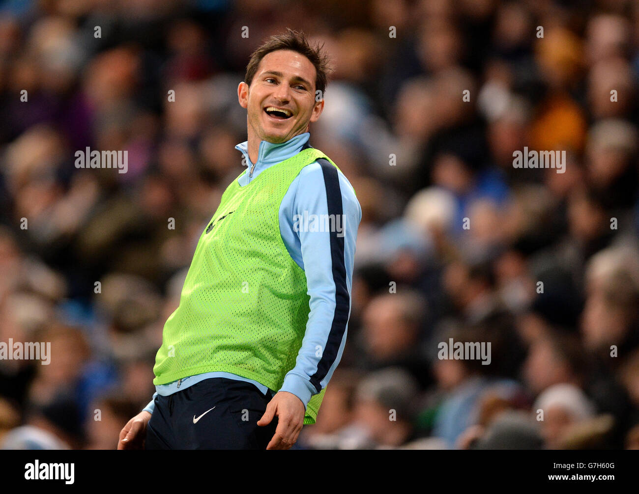 Fußball - Barclays Premier League - Manchester City gegen Everton - Etihad Stadium Stockfoto