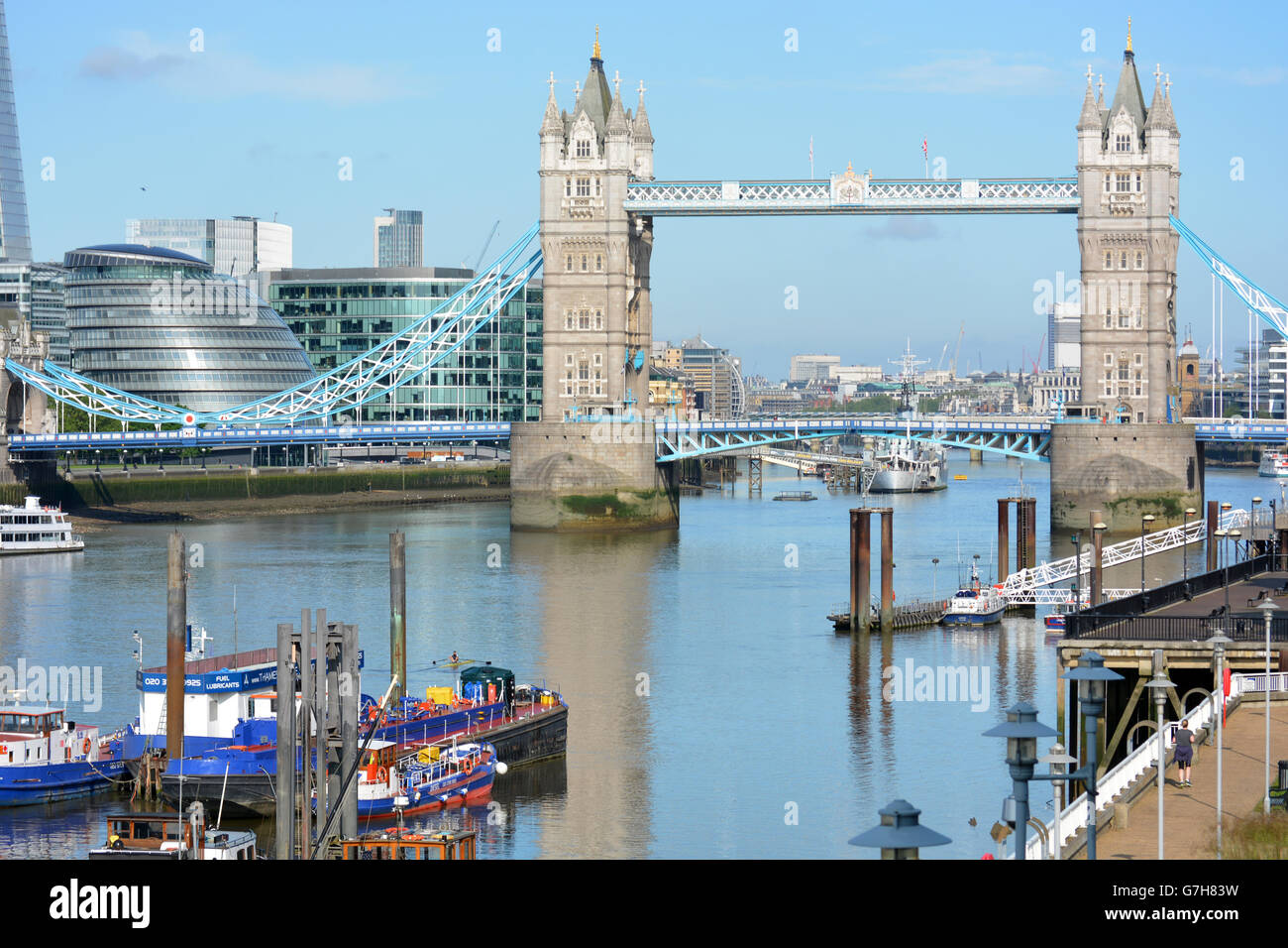 LONDON, TOWER BRIDGE, GROßBRITANNIEN Stockfoto