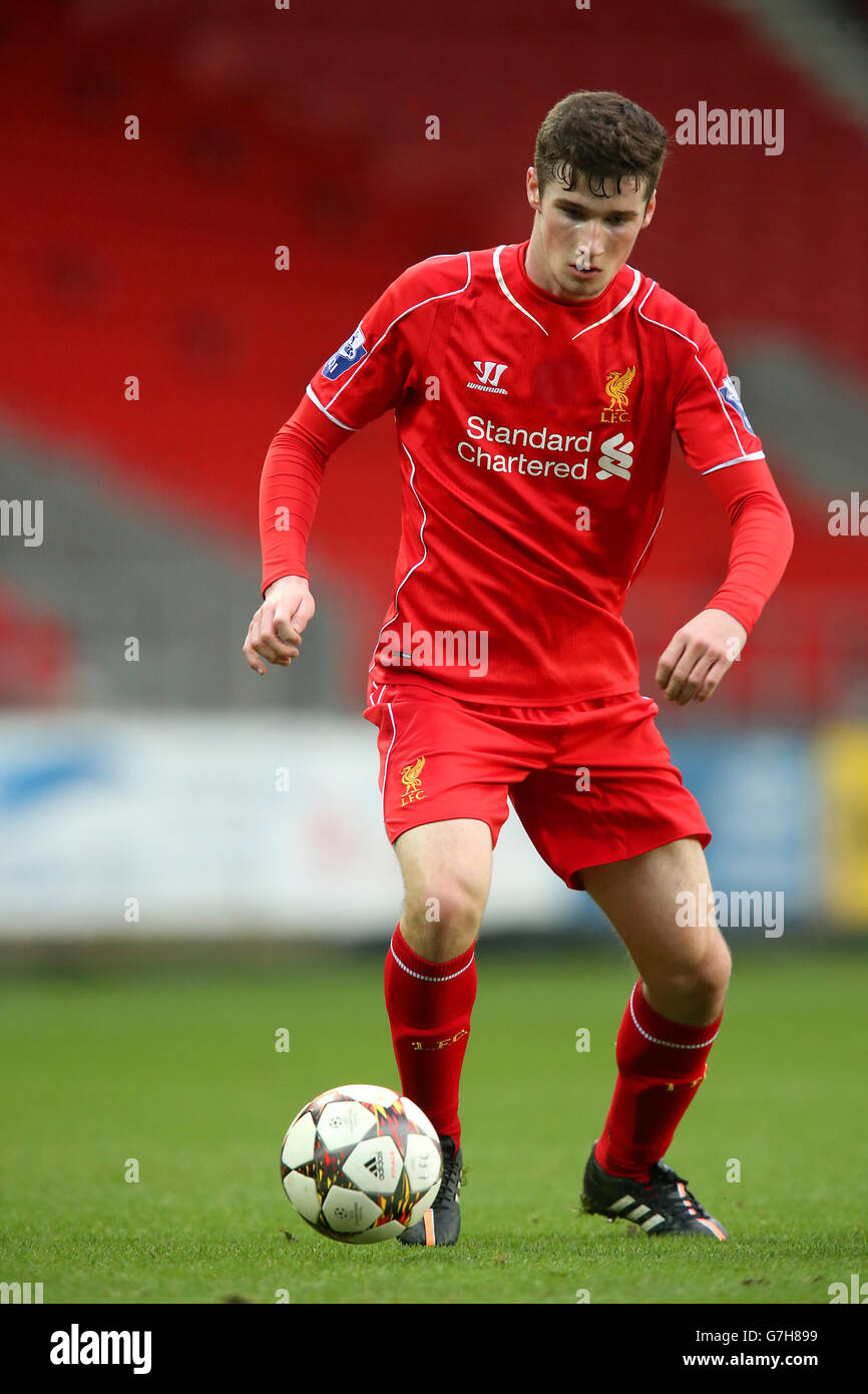 Fußball - UEFA Champions League - Gruppe B - Liverpool - Basel - Anfield. Corey Whelan, FC Basel. Stockfoto