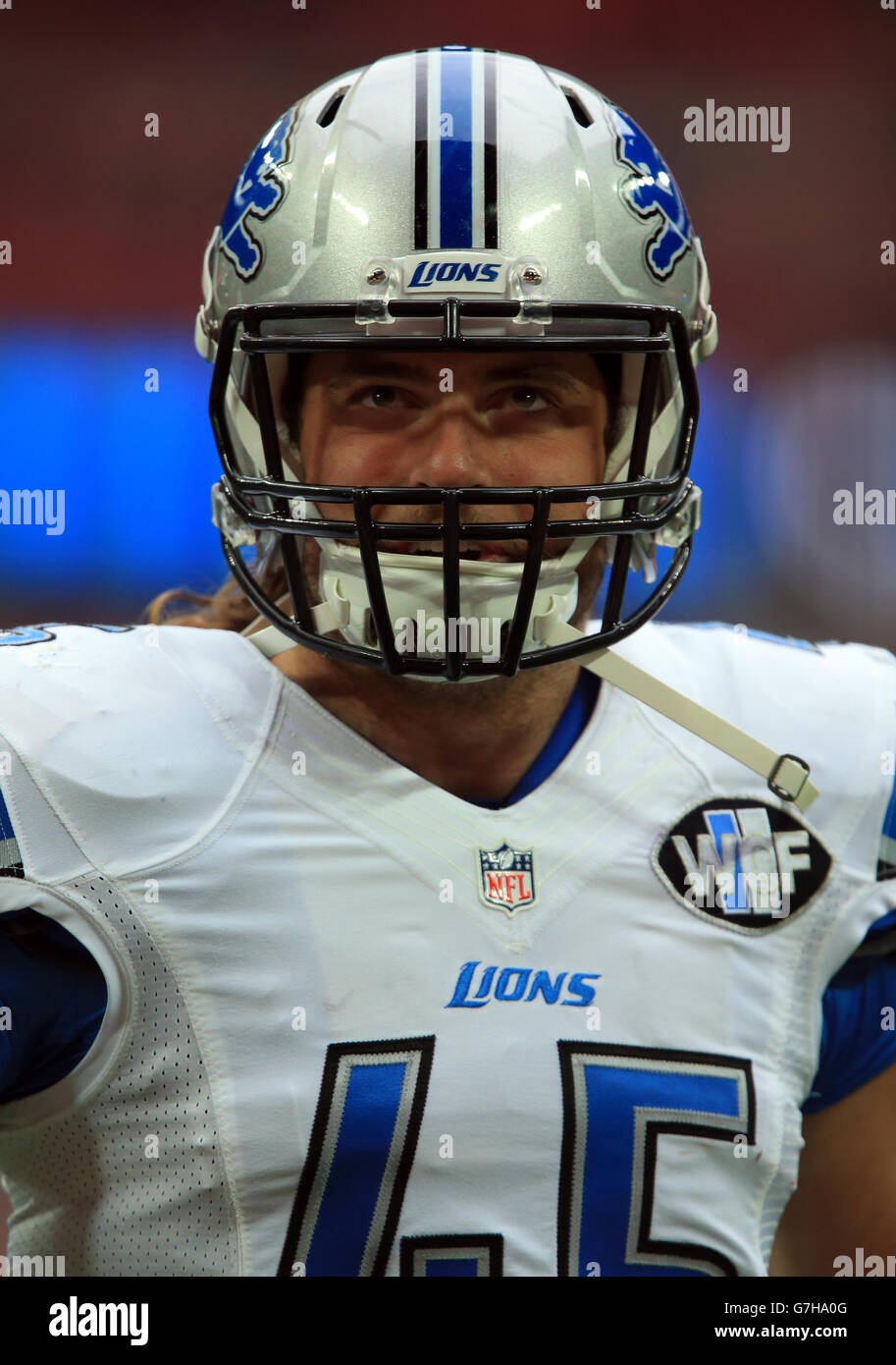 American Football - NFL International Series 2014 - Detroit Lions V Atlanta Falcons - Wembley-Stadion Stockfoto