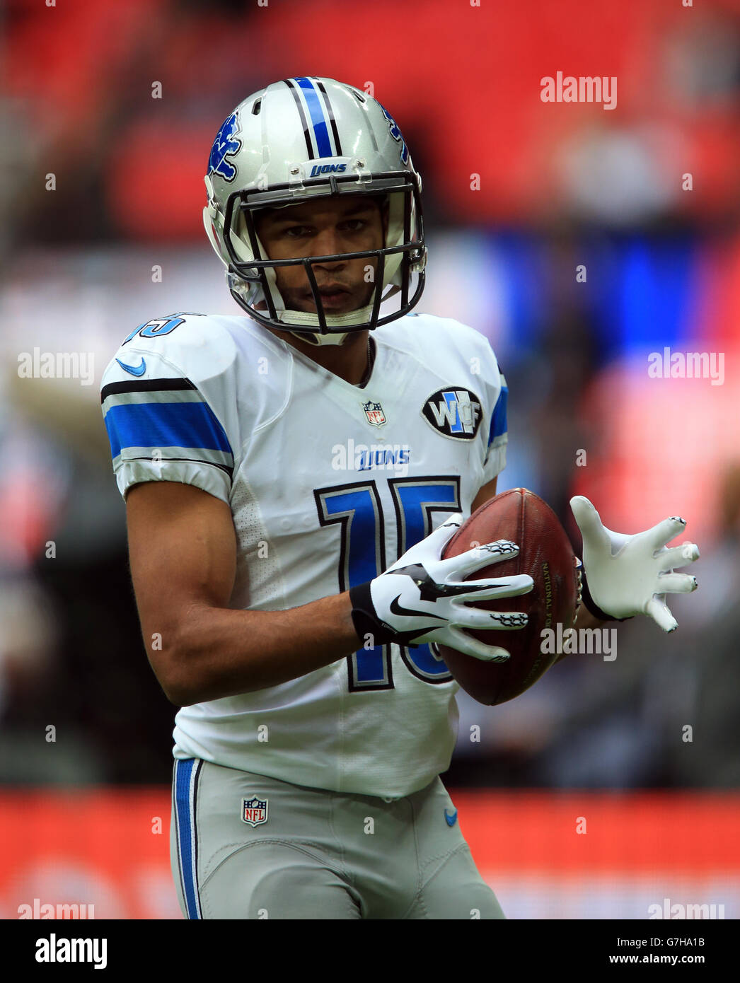 American Football - NFL International Series 2014 - Detroit Lions V Atlanta Falcons - Wembley-Stadion Stockfoto