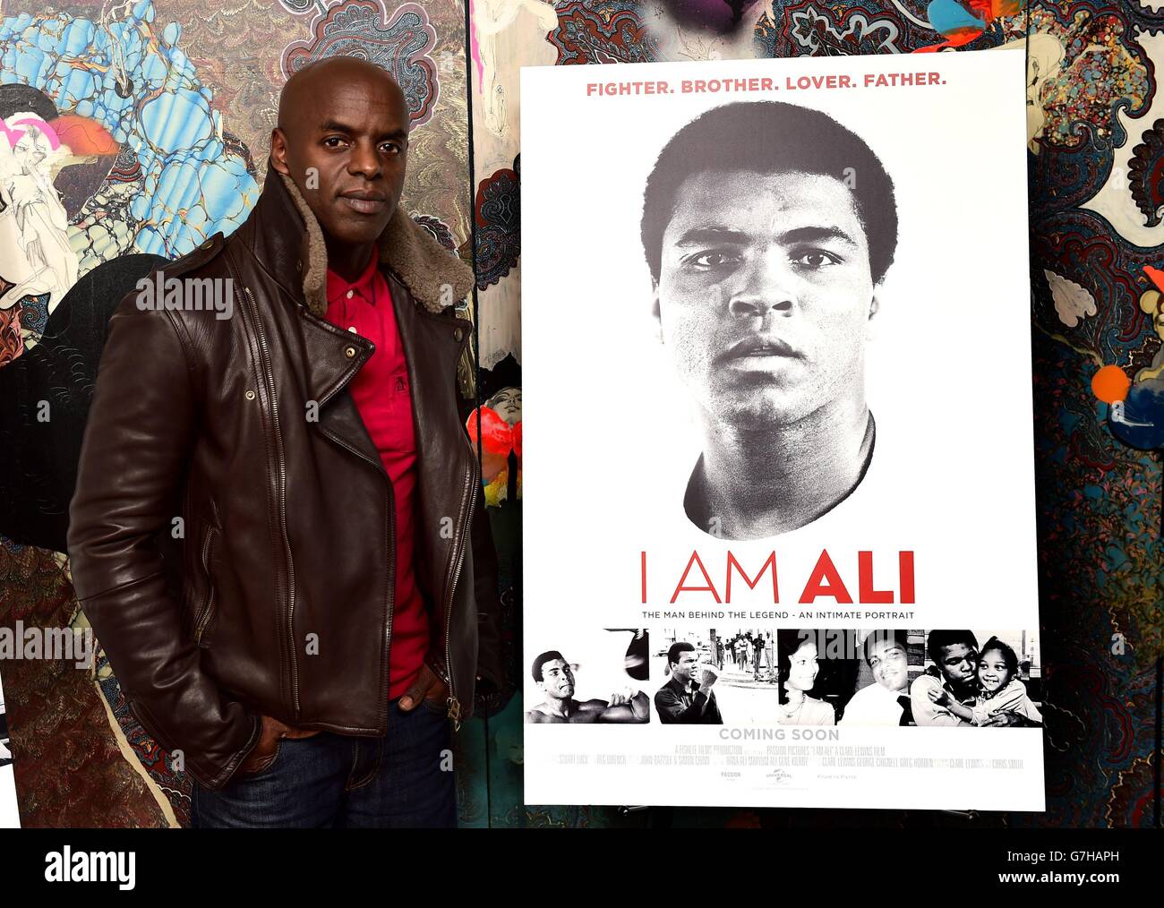 Ich bin Ali Screening-London Stockfoto
