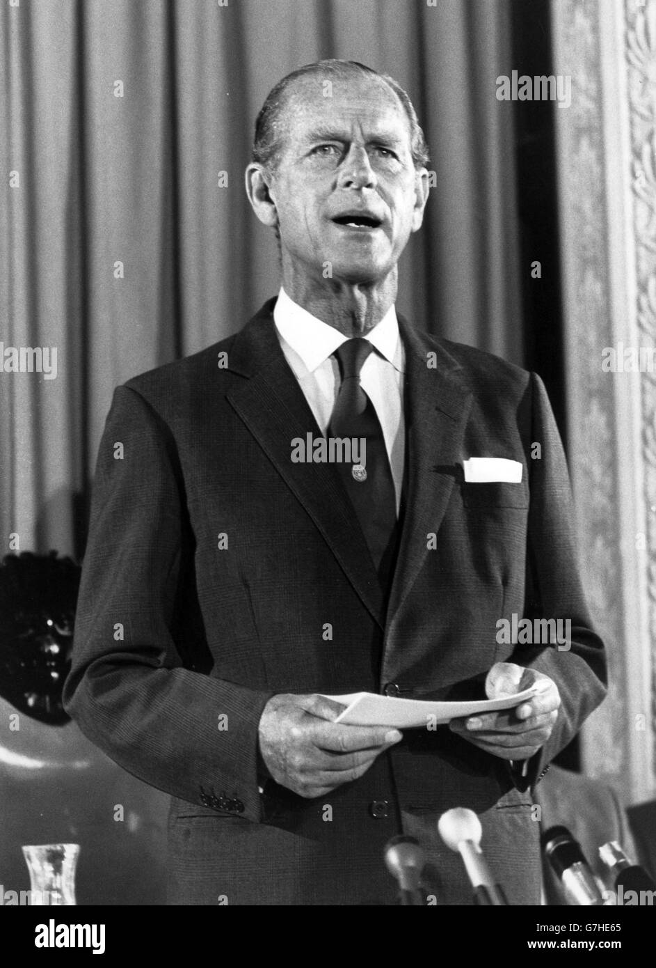 Royalty - britischen Gehäuse Anfrage - Herzog von Edinburgh - Royal Society of Arts, London Stockfoto