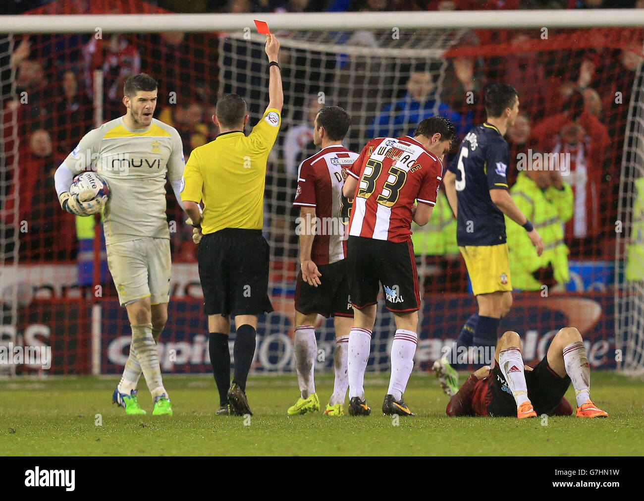 Fußball - Hauptstadt ein Pokalfinale - Quartal - Sheffield United V Southampton - Bramall Lane Stockfoto