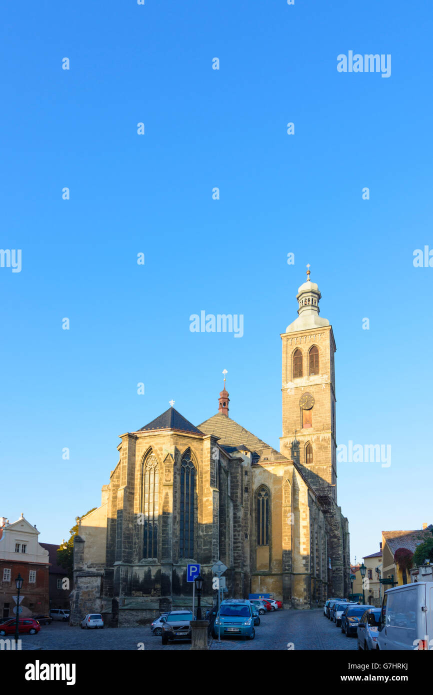 Kirche des Hl. Jakob, Kutná Hora (Kuttenberg), Tschechien, Stredocesky, Mittelböhmen, Mittelböhmen, Stockfoto
