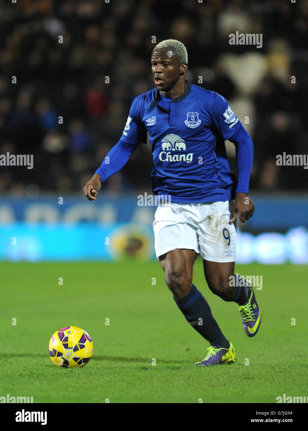 Fußball - Barclays Premier League - Hull City / Everton - KC Stadium. Arouna Kone, Everton Stockfoto