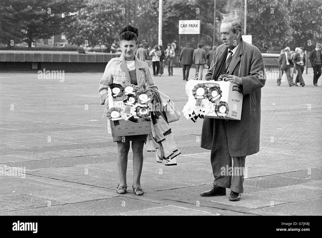 Fußball - Home International Championship - England V Schottland - Pre-Match - Fans - London Stockfoto