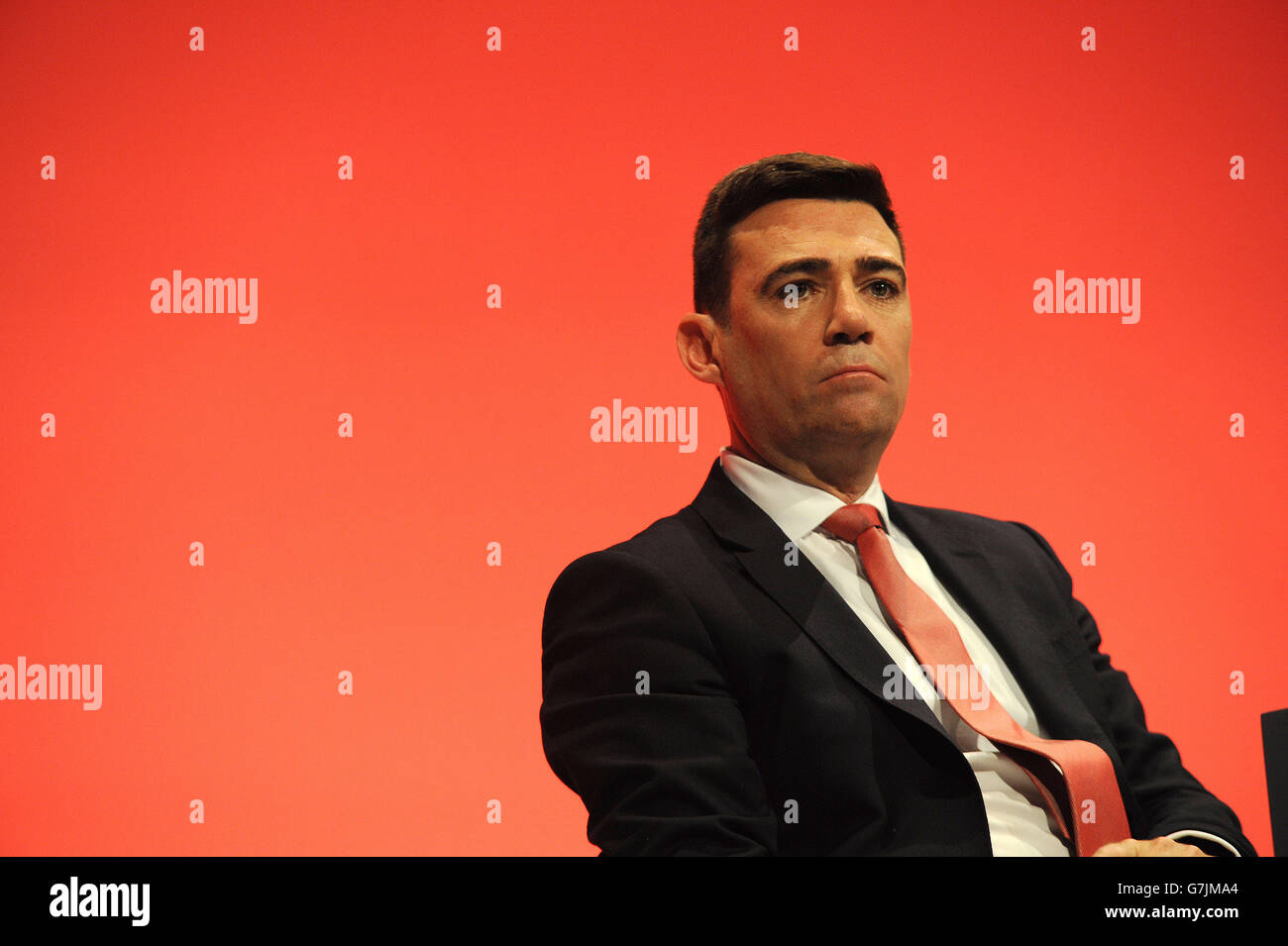 Andy Burnham MP, Arbeit Schatten Hauptsekretärin. Labour Party Konferenz 2015 Stockfoto