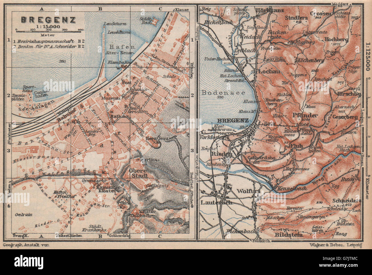Bregenzer karte Fotos und Bildmaterial in hoher Auflösung Alamy