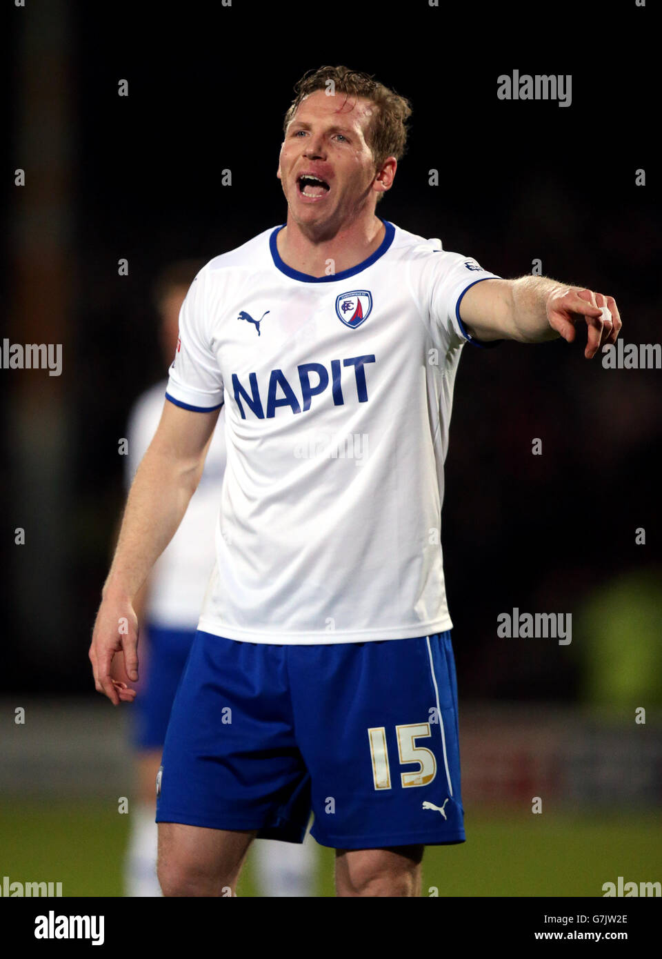 Fußball - FA-Cup - 3. Runde - Scunthorpe United V Chesterfield - größere Park Stockfoto