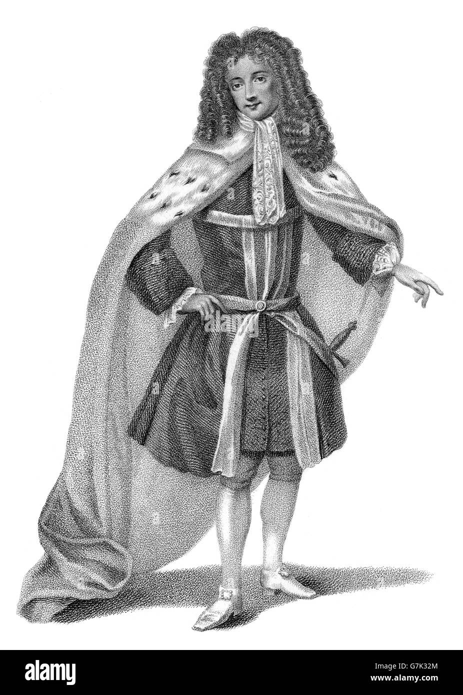 John Jeffreys 2. Baron Jeffreys von Wem, 1673-1703 Stockfoto