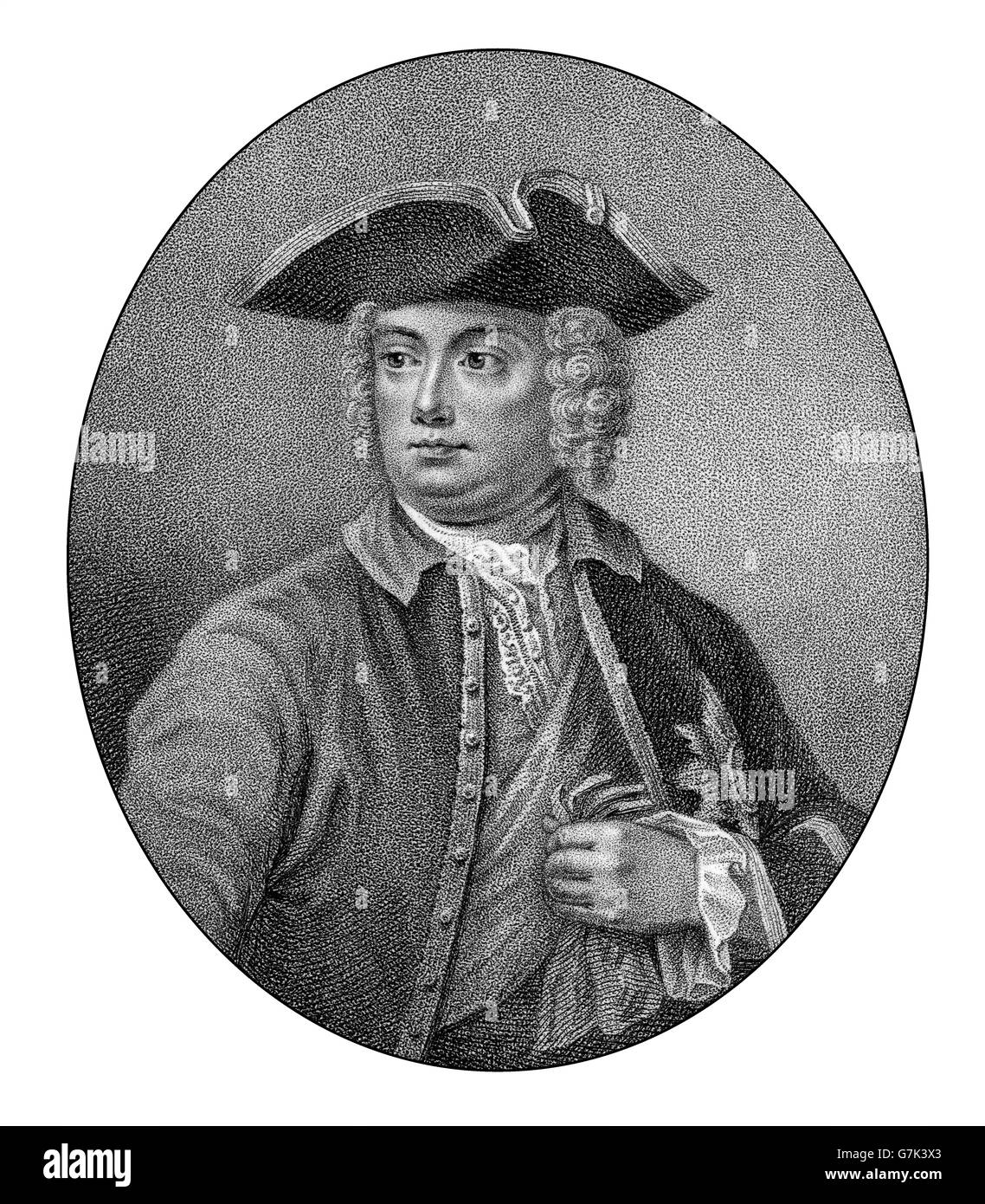Sir Robert Walpole, 1. Earl of Orford, 1676-1745, britischer Staatsmann, der erste Premierminister von Großbritannien Stockfoto