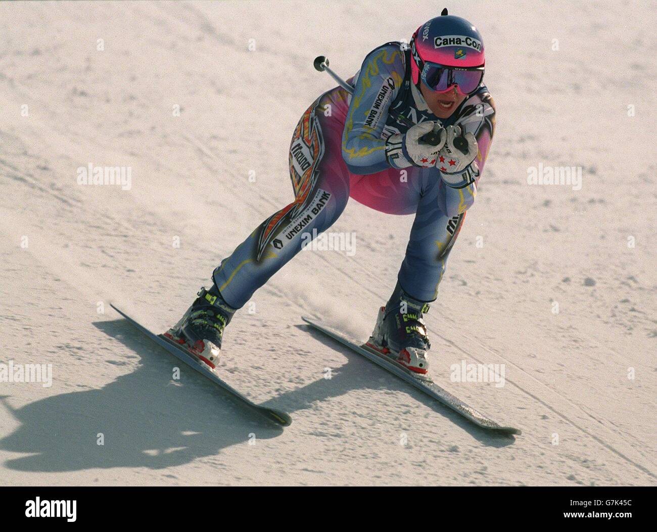 Ski - Alpine Ski WM - Damen Super-G - Sesteres-97 Stockfoto