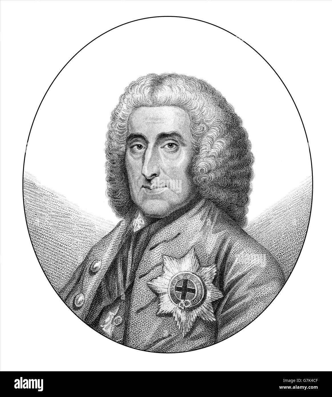 Philip Dormer Stanhope, 4. Graf von Chesterfield, 1694-1773, einem britischen Staatsmann und Literat Stockfoto