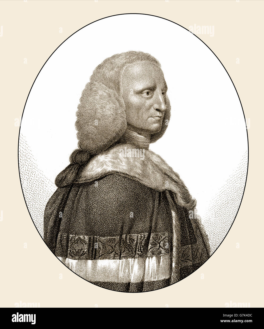 George Lyttelton, 1. Baron Lyttelton, 1709-1773, britischer Staatsmann und Mäzen Stockfoto