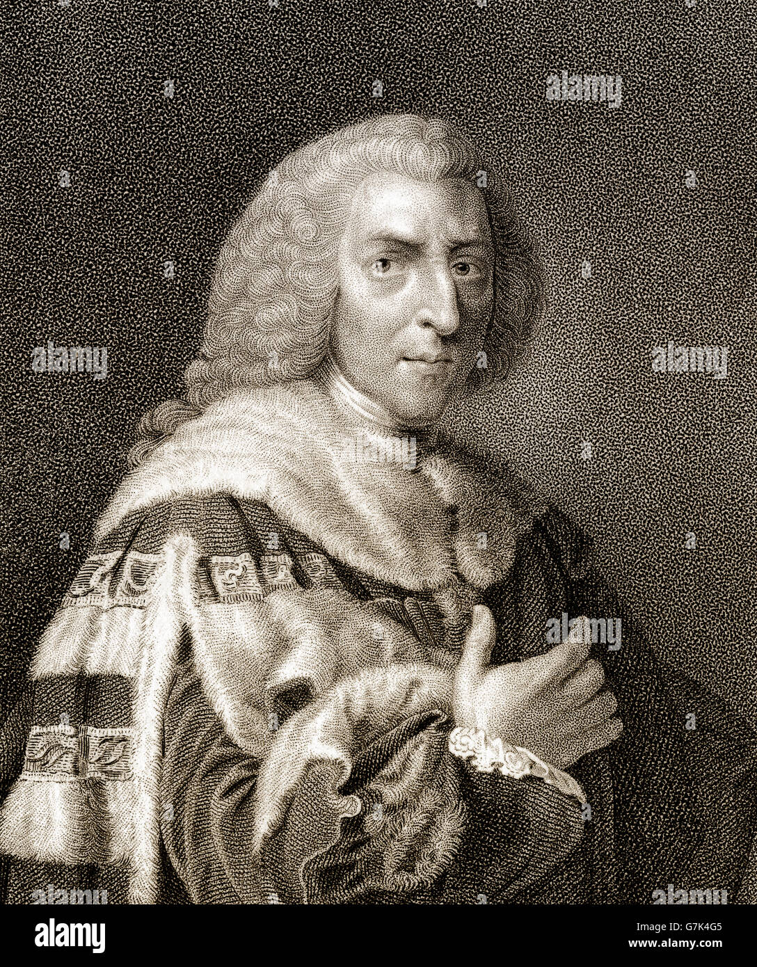 William Pitt, 1. Earl of Chatham, 1708-1778, britischer Staatsmann Stockfoto