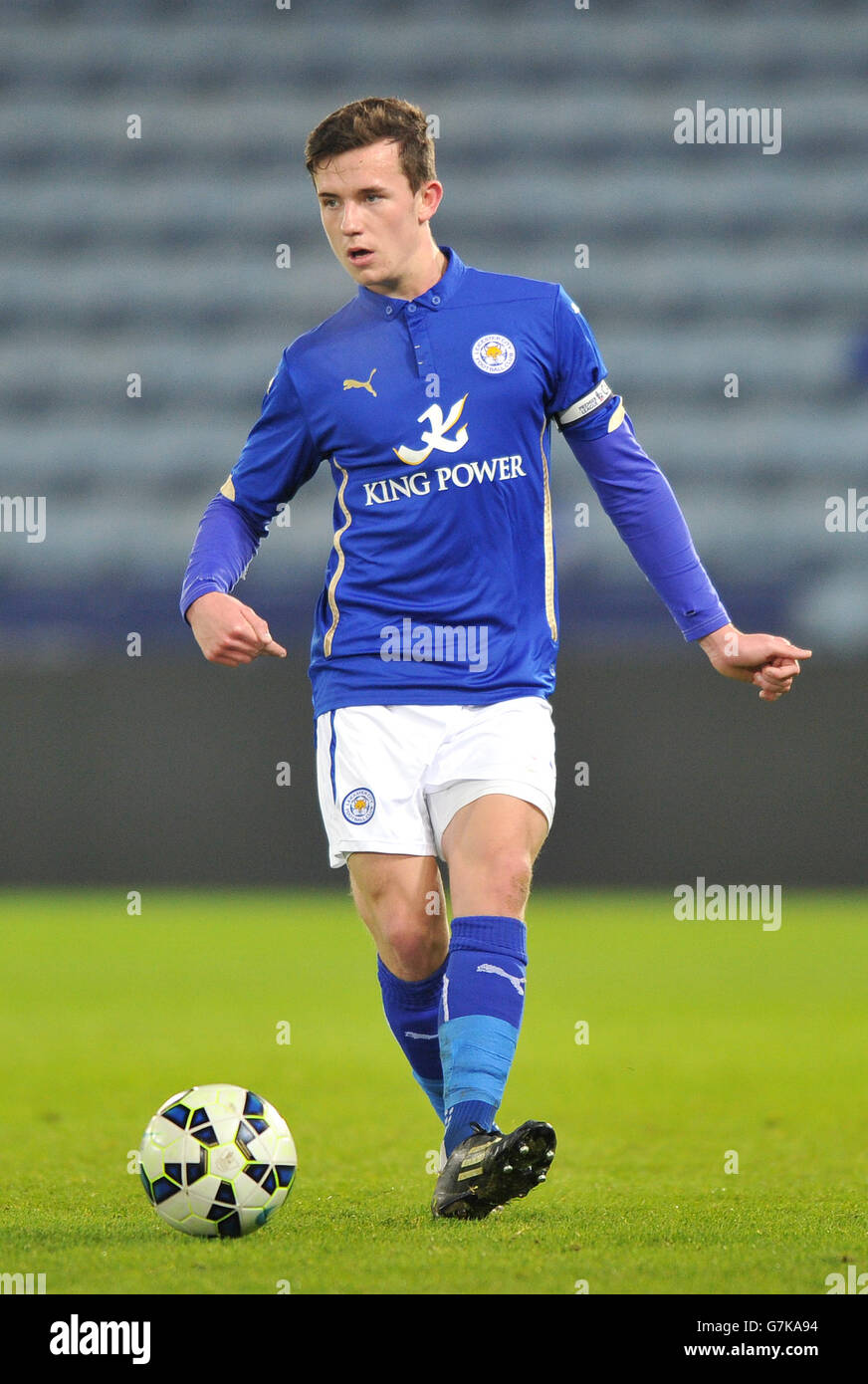 Fußball - FA Youth Cup - vierte Runde - Leicester City / Chesterfield - King Power Stadium. Ben Chilwell von Leicester City Stockfoto