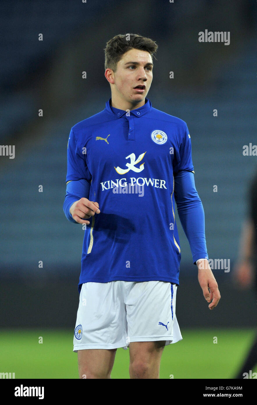 Fußball - FA Youth Cup - vierte Runde - Leicester City / Chesterfield - King Power Stadium. Matty Miles von Leicester City Stockfoto