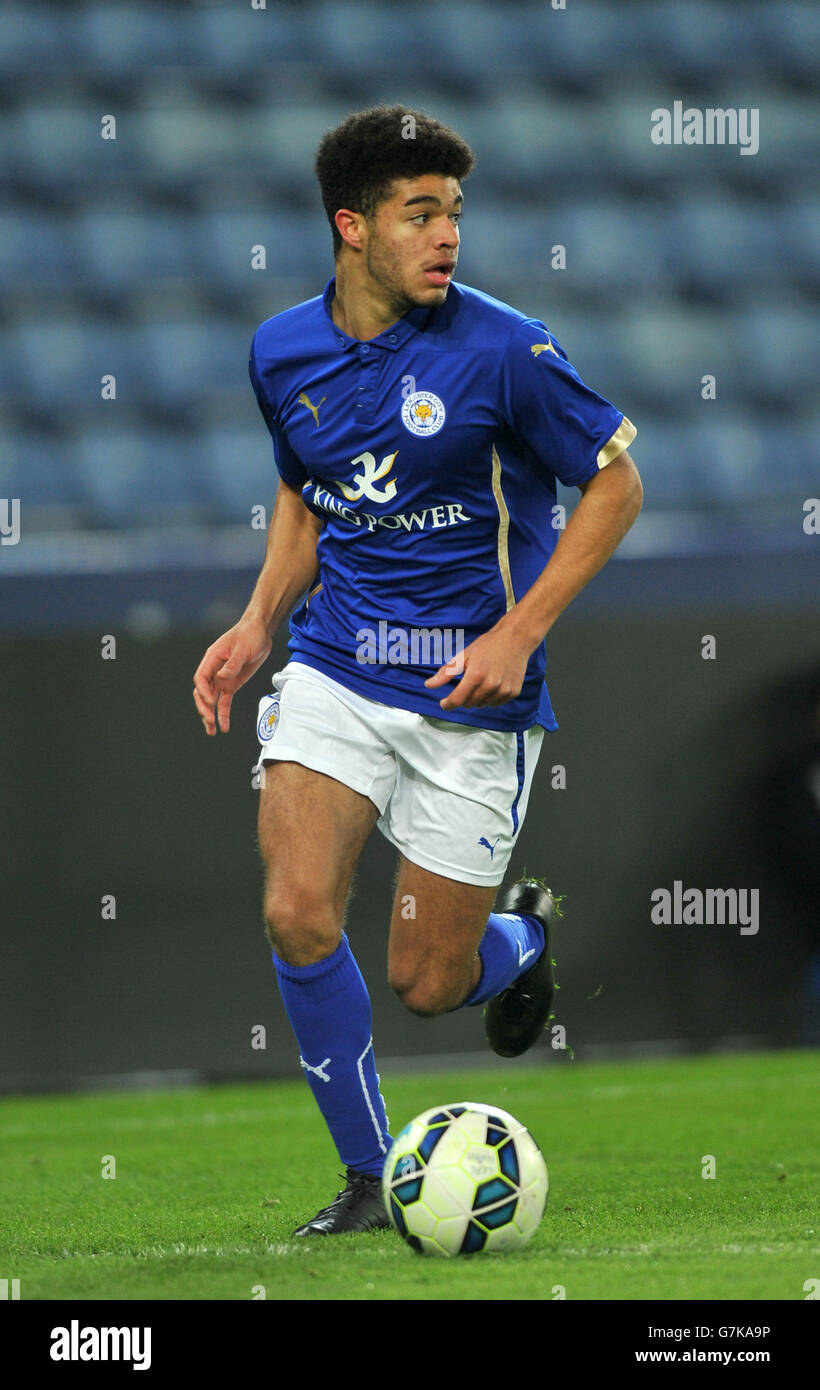 Fußball - FA Youth Cup - vierte Runde - Leicester City / Chesterfield - King Power Stadium. Brandon Fox von Leicester City Stockfoto