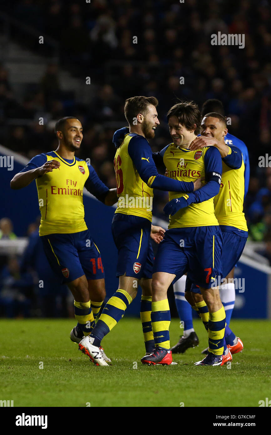 Fußball - Pokal - 4. Runde - Brighton und Hove Albion V Arsenal - AMEX Stadion Stockfoto