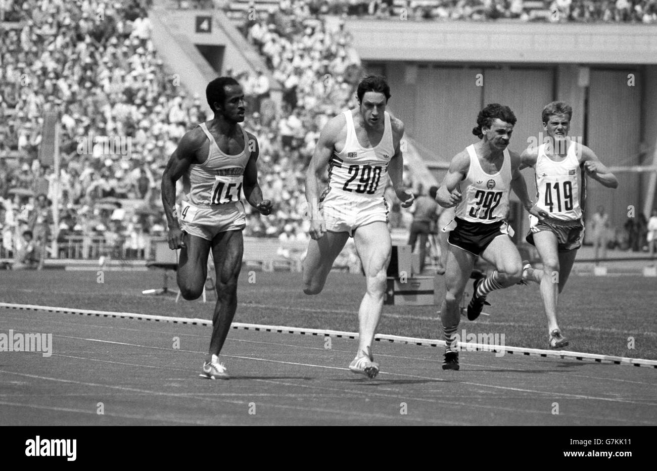 Olympische spiele 1980 moskau SchwarzweißStockfotos und bilder