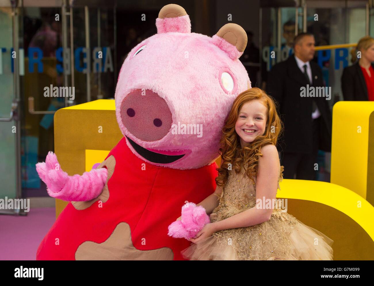 Peppa Pig: Der goldene Stiefel Screening - London Stockfoto