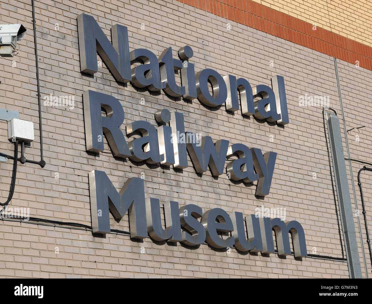 Eine allgemeine Ansicht des National Railway Museum, York, wie die Nation sich erinnern wird, wie es Abschied von seinem Führer der Kriegszeit sagte. Stockfoto