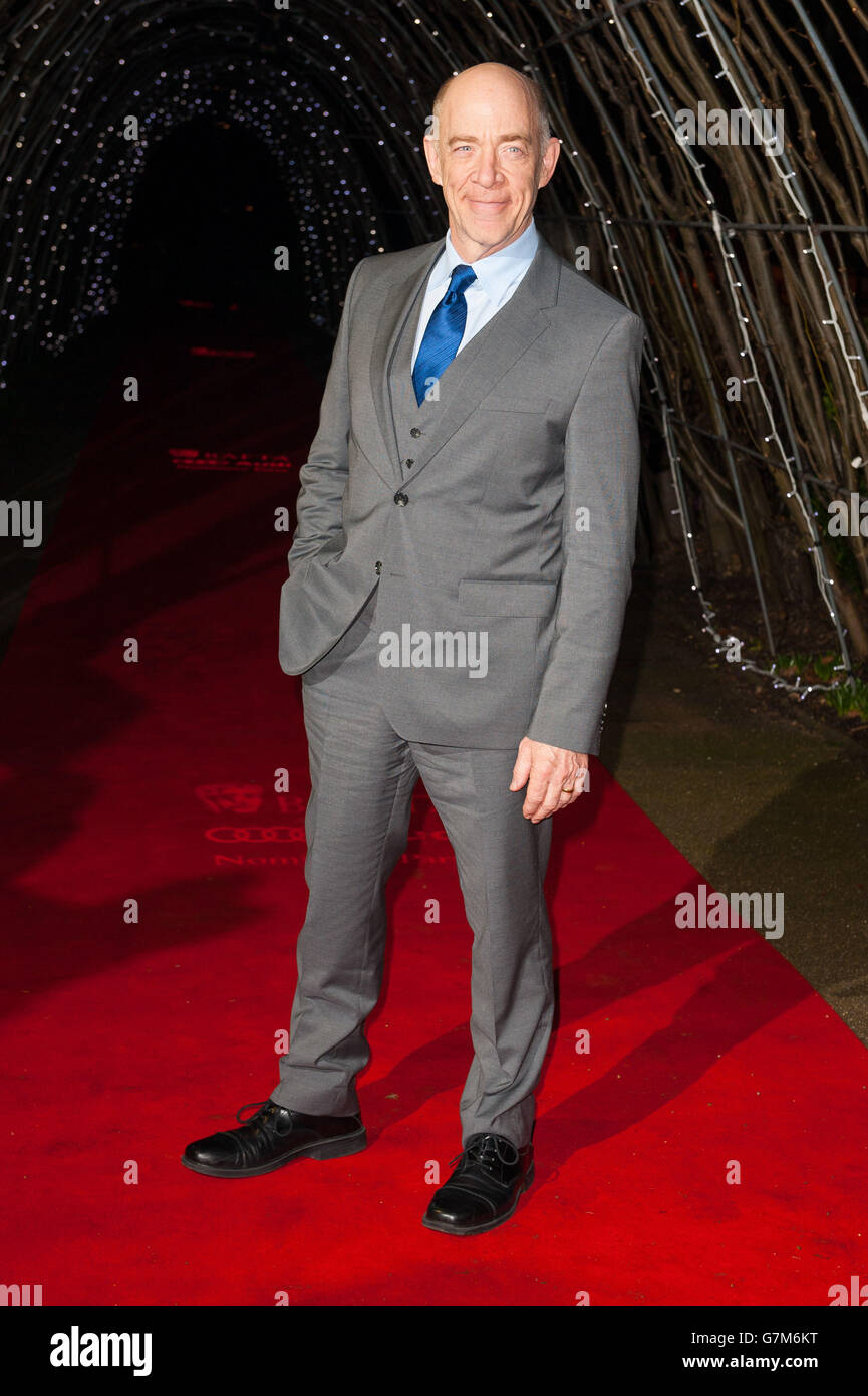 EE BAFTA Nominierte Party, die von Audi - London veranstaltet wird. J.K. Simmons nimmt an der Audi EE British Academy Film Awards Nominees Party im Kensington Palace, London, Teil. Stockfoto