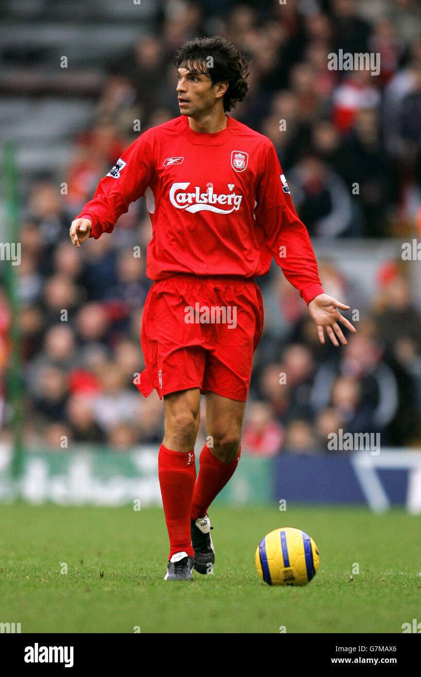 Fußball - FA Barclays Premier League - Liverpool gegen Manchester United Stockfoto