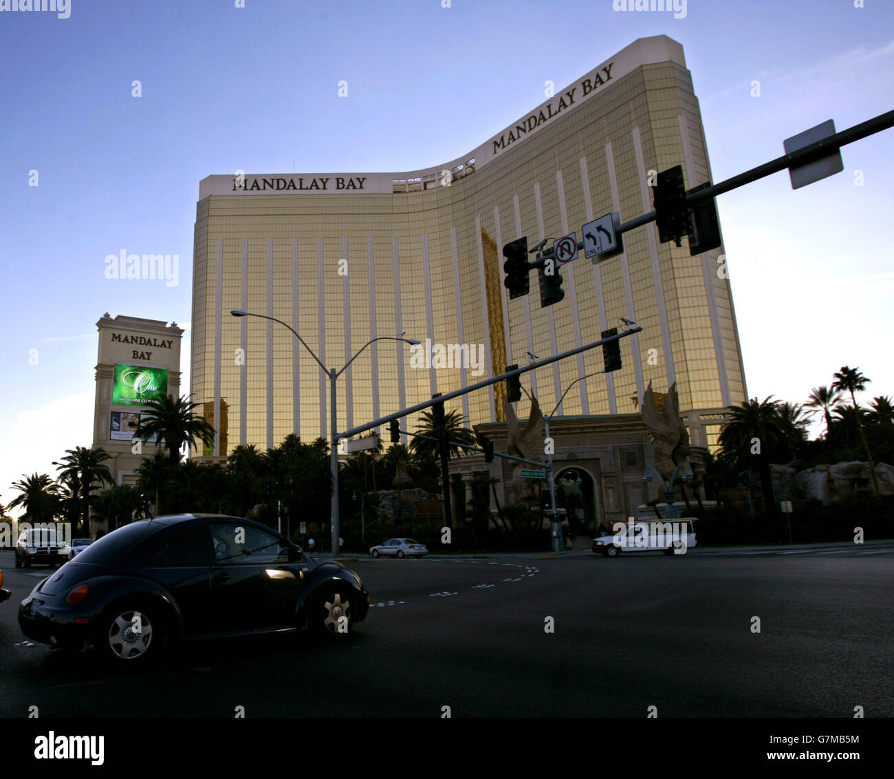 Blick Auf Las Vegas. Mandalay Bay Hotel. Stockfoto