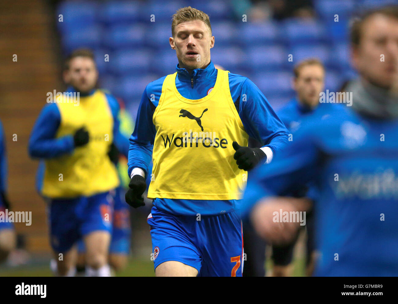 Fußball - Sky Bet Championship - Reading V Wigan Athletic - Madejski Stadium. Pavel Pogrebnyak, Reading. Stockfoto