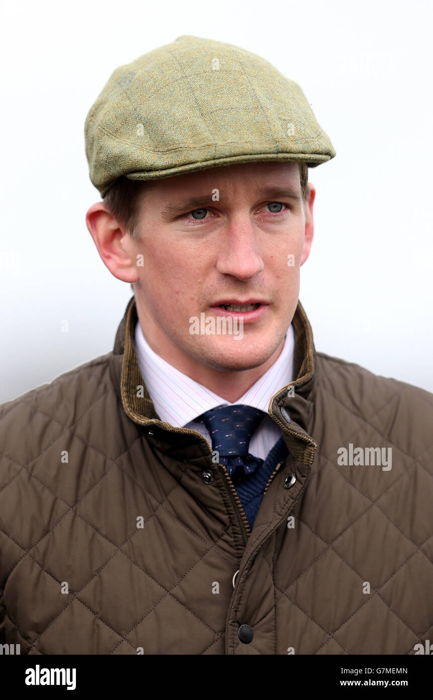 Pferderennen - Andrew West Race Day - Exeter Racecourse. Tom Jonason Assistant Trainer von Paul Nicholls während des Andrew West Race Day auf der Exeter Racecourse, Exeter. Stockfoto