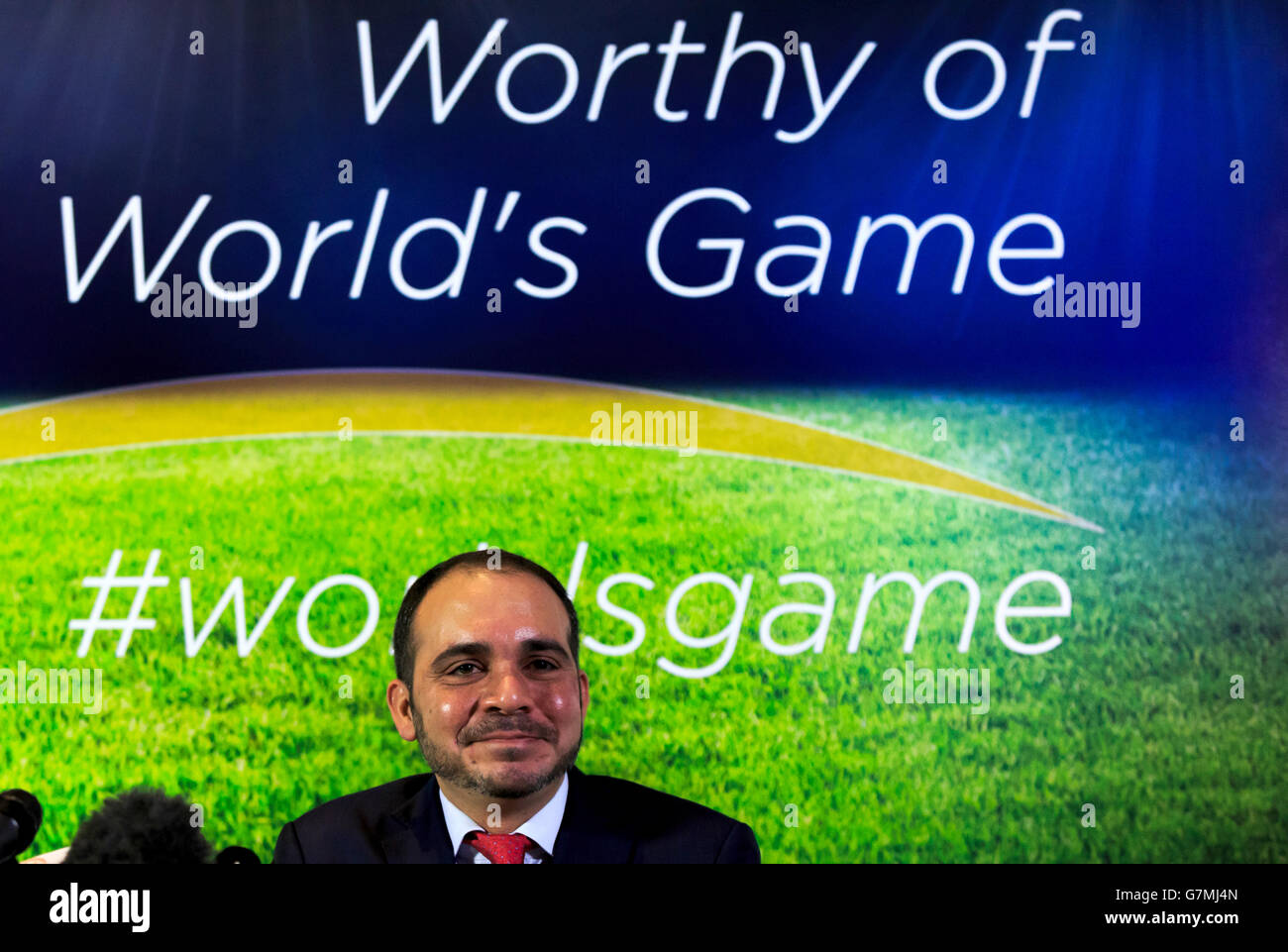 Fußball - HRH Prinz Ali Bin Al Hussein Pressekonferenz - Mondrian Hotel Stockfoto