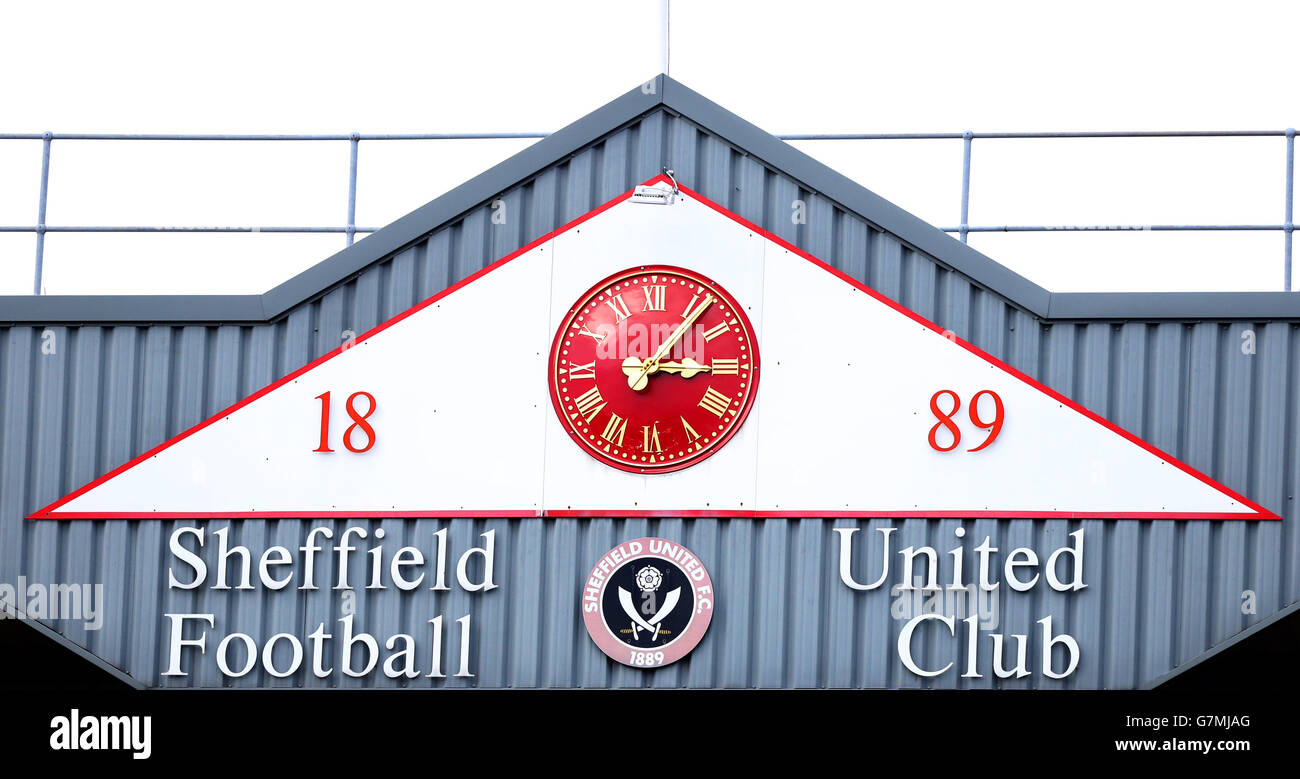 Fußball - Himmel Bet League One - Sheffield United gegen Swindon Town - Bramall Lane Stockfoto