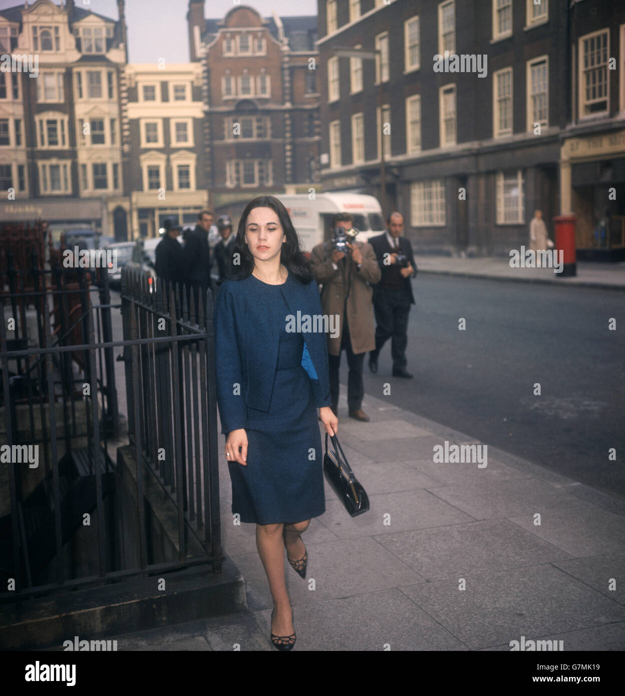 Verbrechen - Meineidprozess - Paula Hamilton-Marshall - London. Paula Hamilton-Marshall. Stockfoto