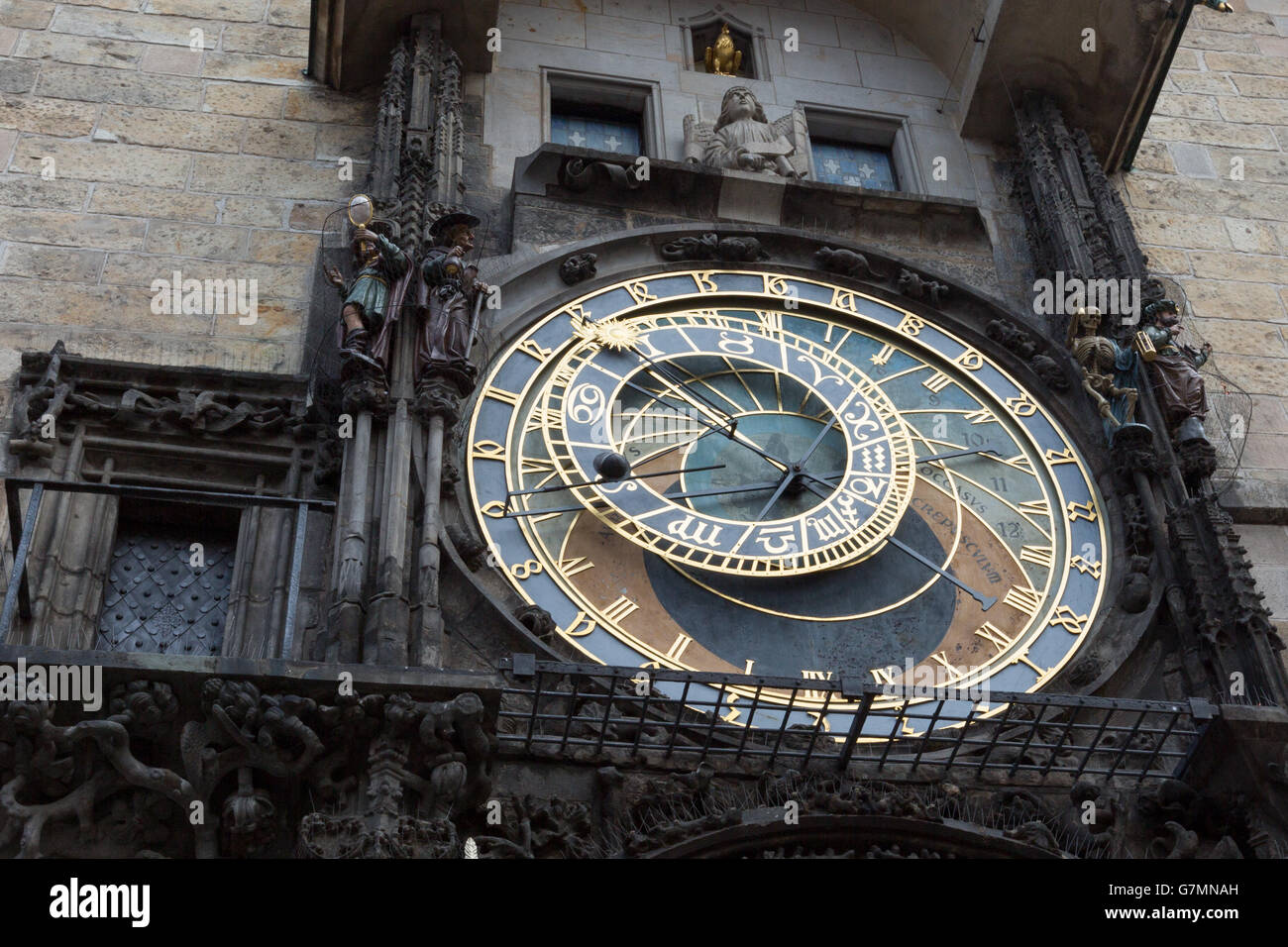 astronomische Uhr am Prager Platz. Stockfoto