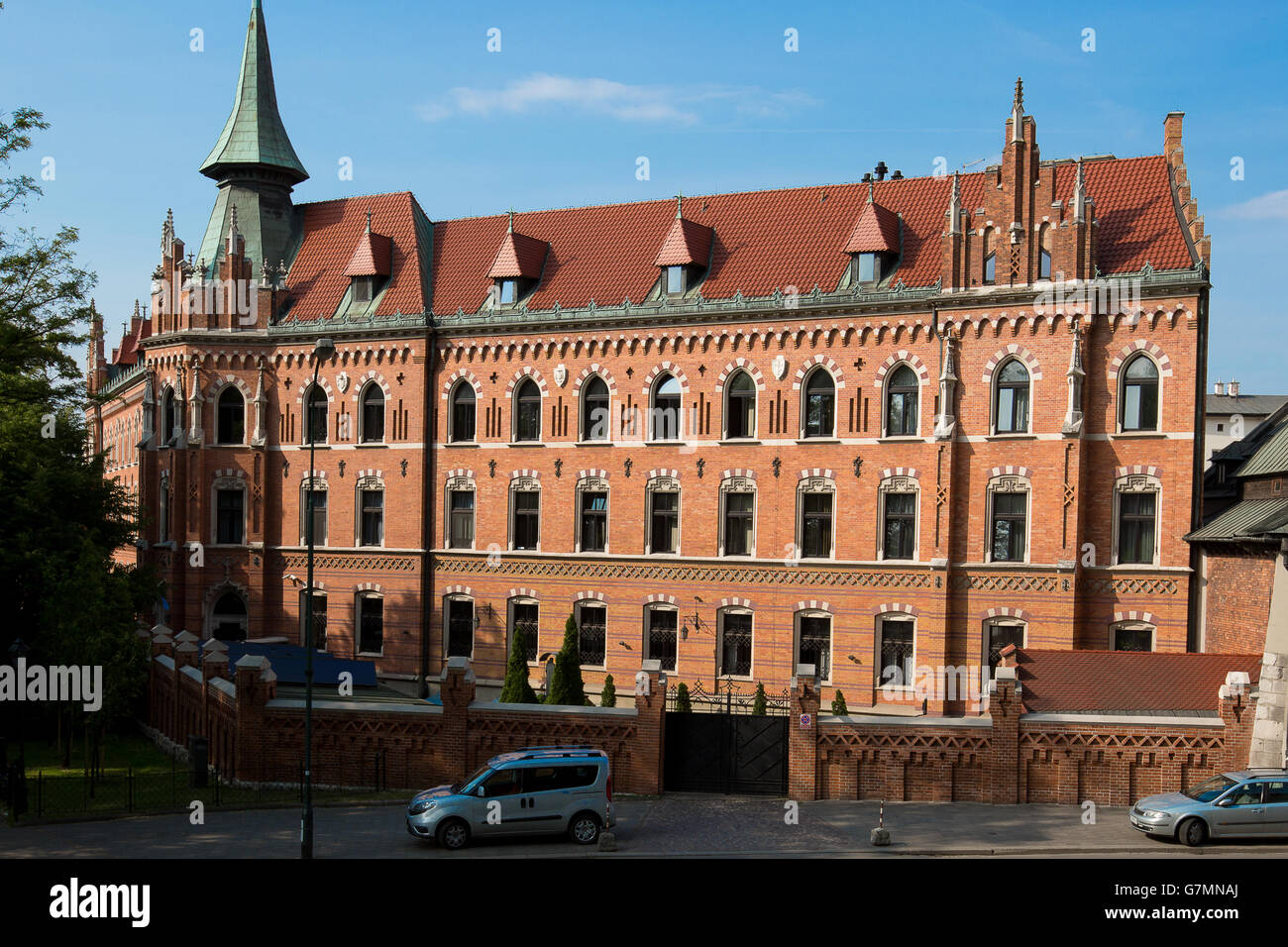 Yagellonsky Universität in Polen (Krakau). Stockfoto