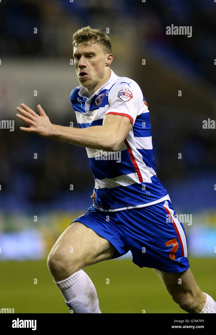Fußball - Sky Bet Championship - Reading V Wigan Athletic - Madejski Stadium. Pavel Pogrebnyak, Reading. Stockfoto