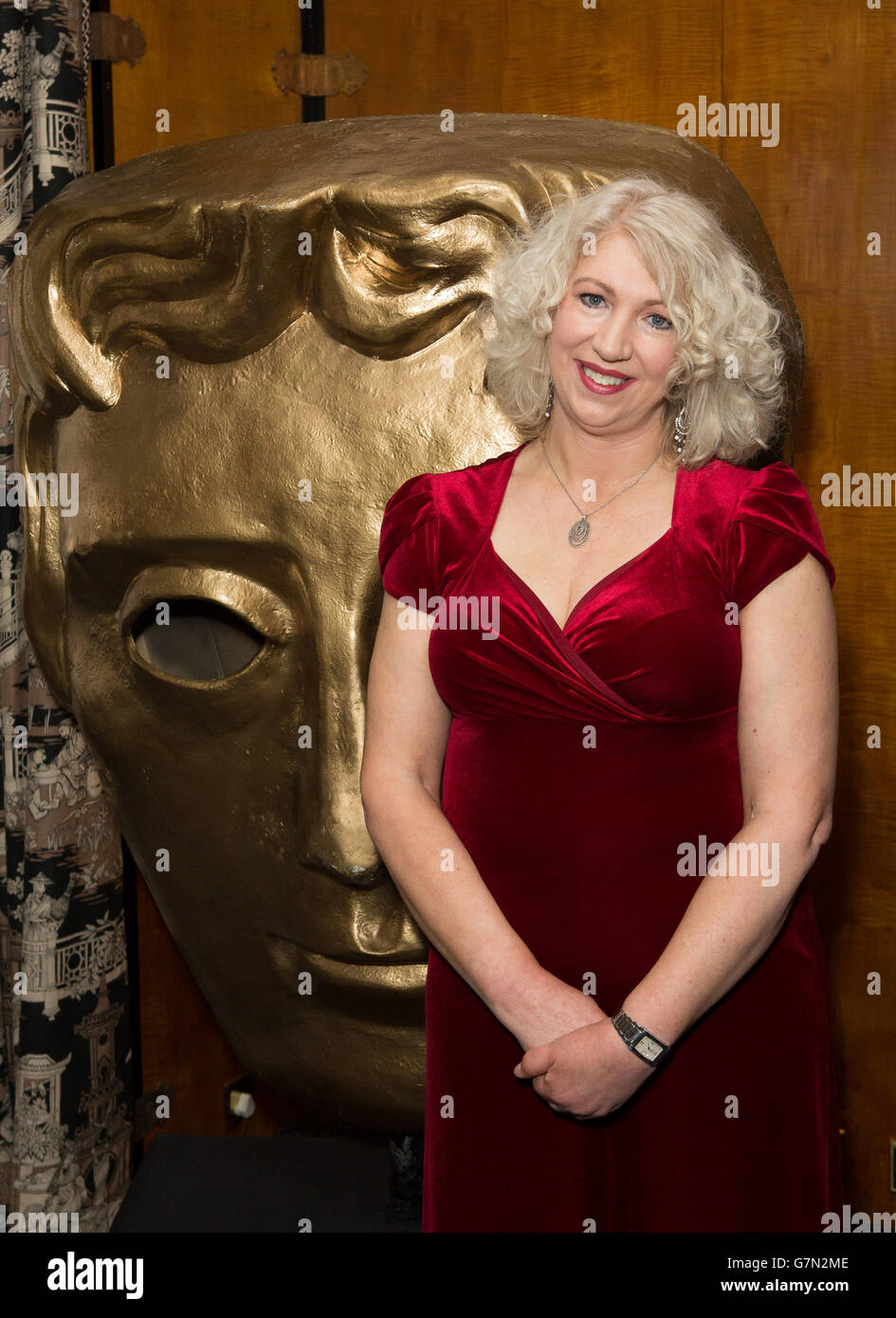 Anne Morrison nimmt am BAFTA Fellowship Lunch für Mike Leigh im Savoy Hotel in London Teil. DRÜCKEN Sie VERBANDSFOTO. Bilddatum: Samstag, 7. Februar 2015. Bildnachweis sollte lauten: Daniel Leal-Olivas/PA Wire Stockfoto