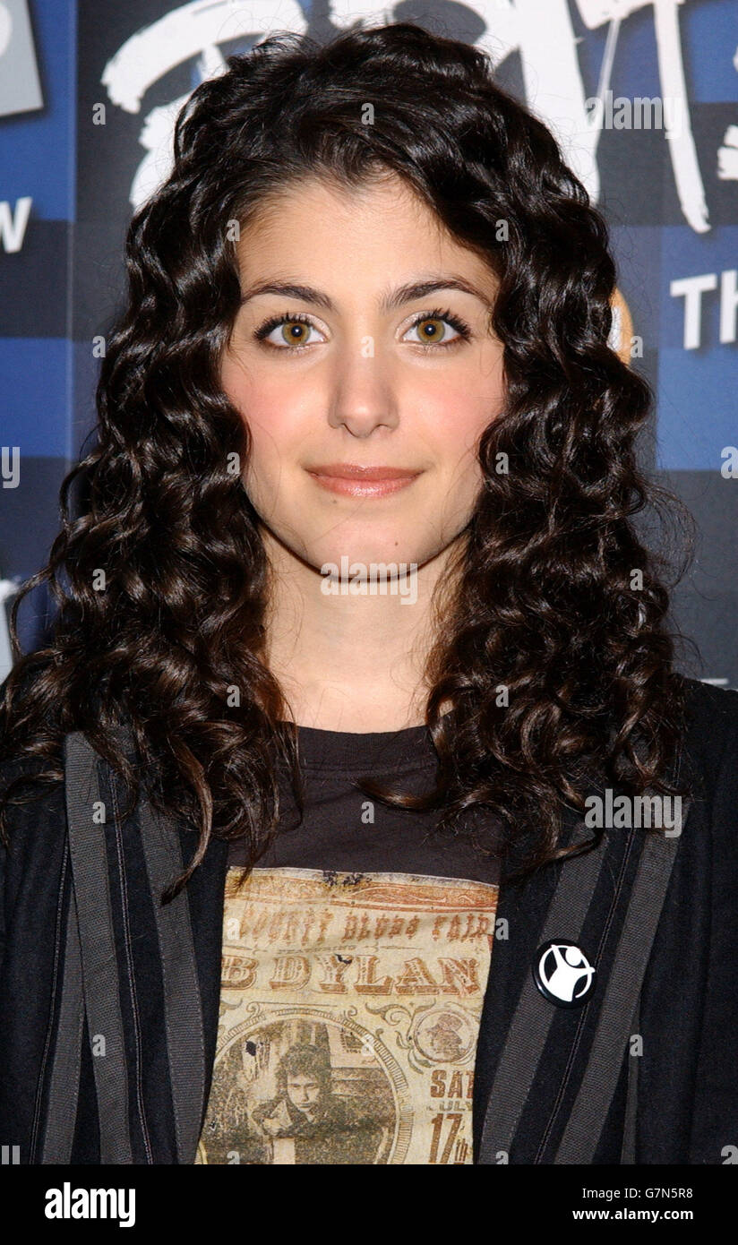 BRIT Awards 2005 Nominierungen Start - Park Lane Hotel Stockfoto