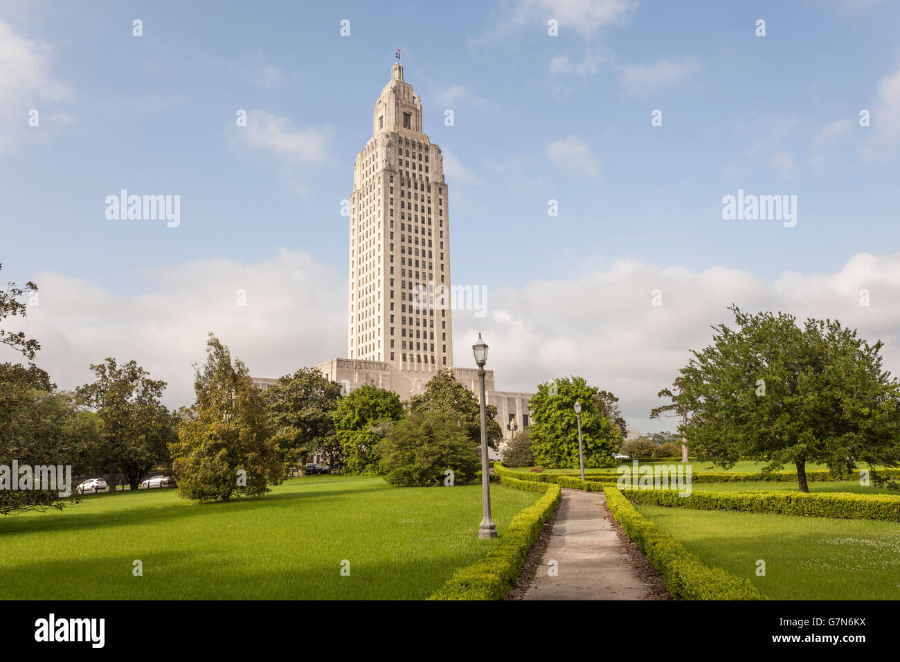 Louisiana State Capitol in Baton Rouge Stockfoto