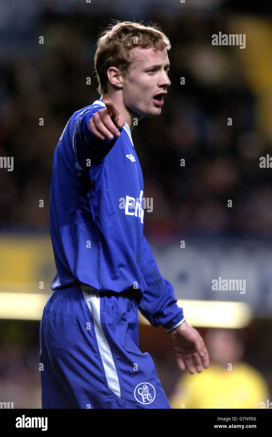 Fußball - FA Cup - Dritte Runde - Chelsea gegen Scunthorpe United. Jiri Jarosik, Chelsea Stockfoto